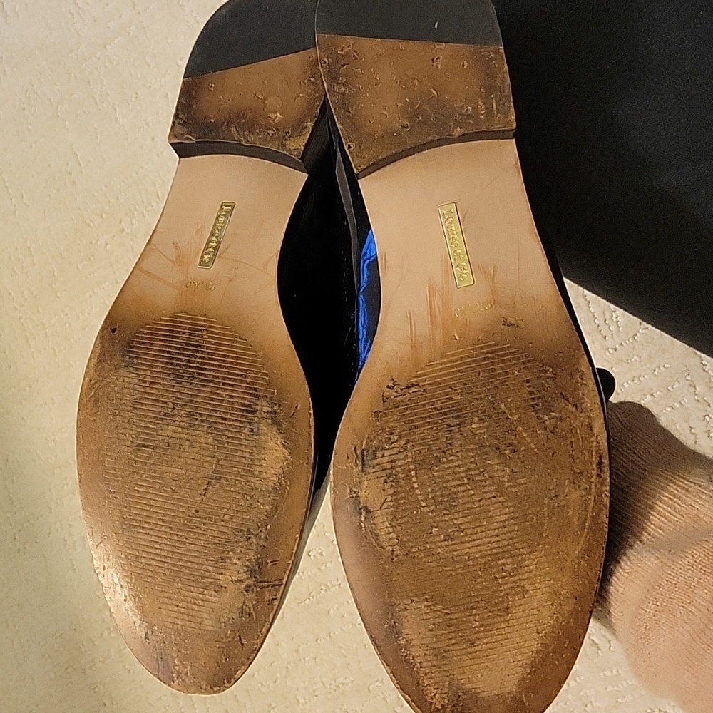 Louise et Cie Black Patent Leather Loafers Size 9 M - Picture 4 of 7
